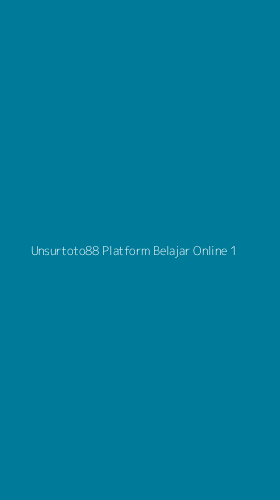 Tampilan Antarmuka Aplikasi Unsurtoto88 Platform Belajar Online - 1