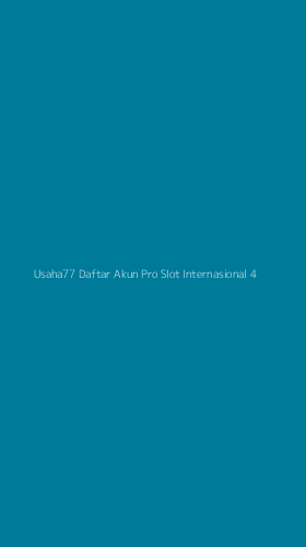 Tampilan Antarmuka Aplikasi Usaha77 Daftar Akun Pro Slot Internasional - 4