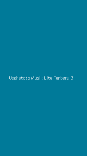 Tampilan Antarmuka Aplikasi Usahatoto Musik Lite Terbaru - 3