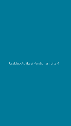 Tampilan Antarmuka Aplikasi Usaklub Aplikasi Pendidikan Lite - 4