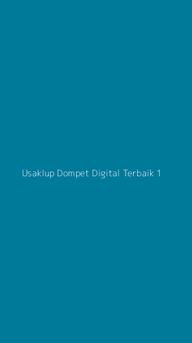 Tampilan Antarmuka Aplikasi Usaklup Dompet Digital Terbaik - 1