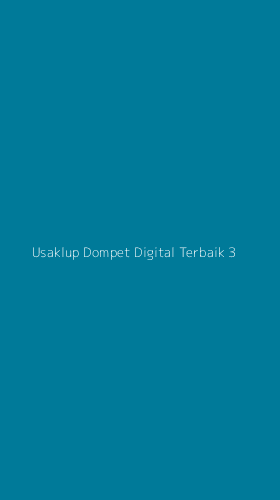 Tampilan Antarmuka Aplikasi Usaklup Dompet Digital Terbaik - 3