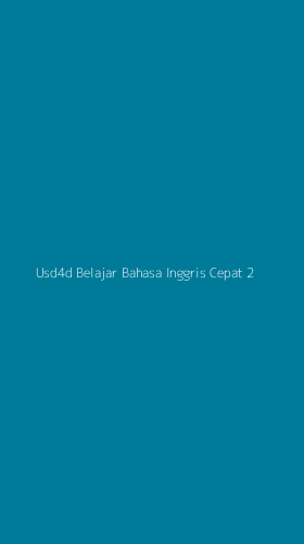 Tampilan Antarmuka Aplikasi Usd4d Belajar Bahasa Inggris Cepat - 2