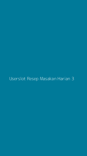 Tampilan Antarmuka Aplikasi Userslot Resep Masakan Harian - 3