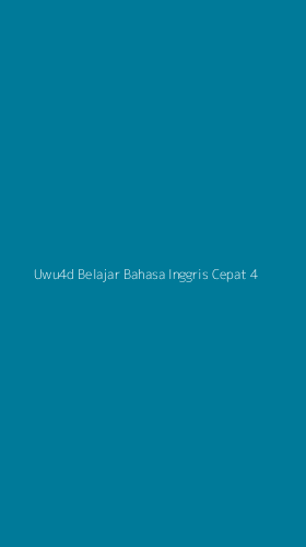 Tampilan Antarmuka Aplikasi Uwu4d Belajar Bahasa Inggris Cepat - 4