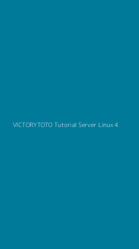 Tampilan Antarmuka Aplikasi Victorytoto Tutorial Server Linux - 4