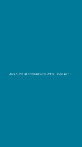 Tampilan Antarmuka Aplikasi Vital77 Portal Informasi Game Online Terupdate - 4