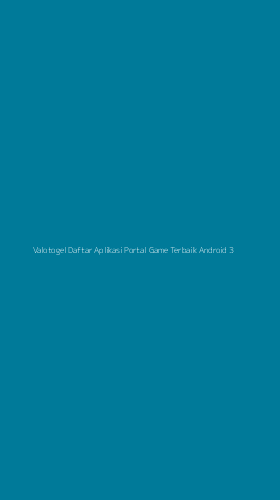 Tampilan Antarmuka Aplikasi Valotogel Daftar Aplikasi Portal Game Terbaik Android - 3