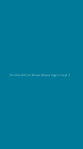 Tampilan Antarmuka Aplikasi Variototo4d Com Belajar Bahasa Inggris Cepat - 3