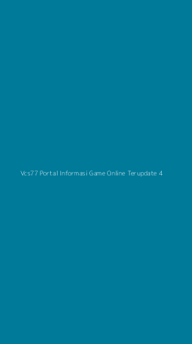 Tampilan Antarmuka Aplikasi Vcs77 Portal Informasi Game Online Terupdate - 4