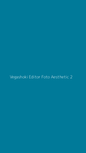 Tampilan Antarmuka Aplikasi Vegashoki Editor Foto Aesthetic - 2