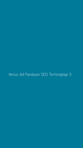 Tampilan Antarmuka Aplikasi Venus 4d Panduan Seo Terlengkap - 3