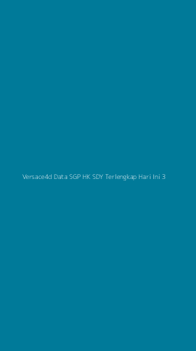 Tampilan Antarmuka Aplikasi Versace4d Data Sgp Hk Sdy Terlengkap Hari Ini - 3