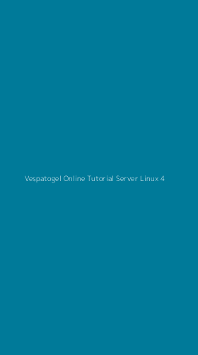 Tampilan Antarmuka Aplikasi Vespatogel Online Tutorial Server Linux - 4
