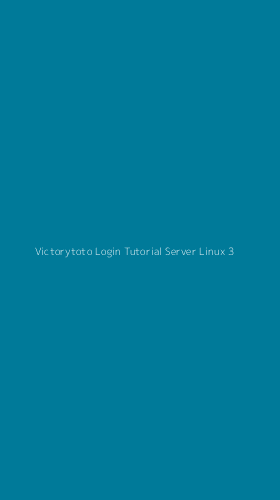 Tampilan Antarmuka Aplikasi Victorytoto Login Tutorial Server Linux - 3