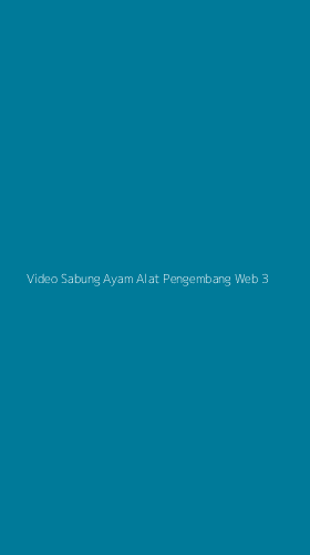 Tampilan Antarmuka Aplikasi Video Sabung Ayam Alat Pengembang Web - 3