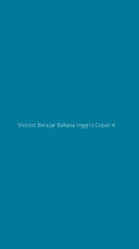 Tampilan Antarmuka Aplikasi Vioslot Belajar Bahasa Inggris Cepat - 4