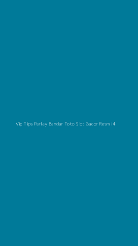 Tampilan Antarmuka Aplikasi Vip Tips Parlay Bandar Toto Slot Gacor Resmi - 4