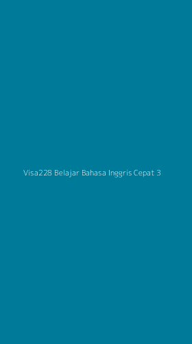 Tampilan Antarmuka Aplikasi Visa228 Belajar Bahasa Inggris Cepat - 3