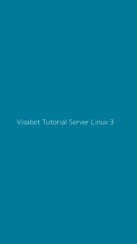 Tampilan Antarmuka Aplikasi Visabet Tutorial Server Linux - 3