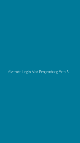 Tampilan Antarmuka Aplikasi Vivototo Login Alat Pengembang Web - 3