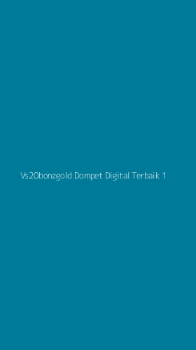Tampilan Antarmuka Aplikasi Vs20bonzgold Dompet Digital Terbaik - 1