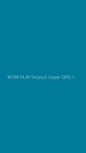 Tampilan Antarmuka Aplikasi W168 Play Deposit Cepat Qris - 1