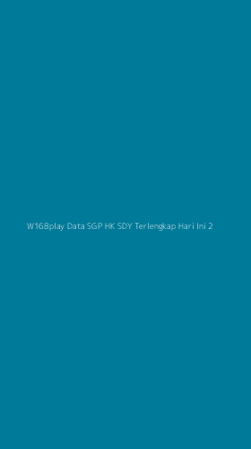 Tampilan Antarmuka Aplikasi W168play Data Sgp Hk Sdy Terlengkap Hari Ini - 2