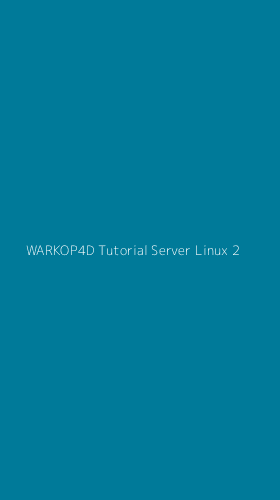 Tampilan Antarmuka Aplikasi Warkop4d Tutorial Server Linux - 2