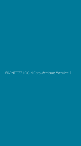 Tampilan Antarmuka Aplikasi Warnet77 Login Cara Membuat Website - 1