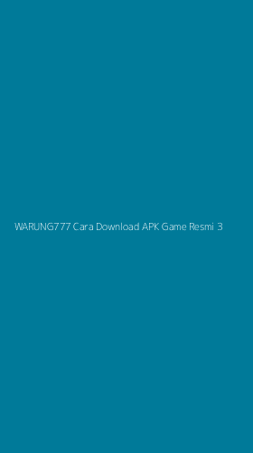 Tampilan Antarmuka Aplikasi Warung777 Cara Download Apk Game Resmi - 3