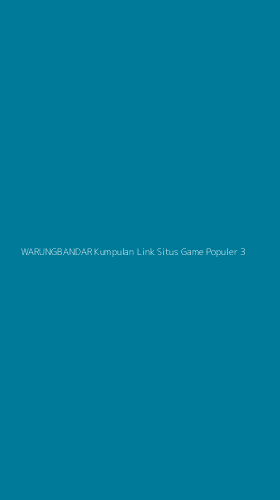 Tampilan Antarmuka Aplikasi Warungbandar Kumpulan Link Situs Game Populer - 3