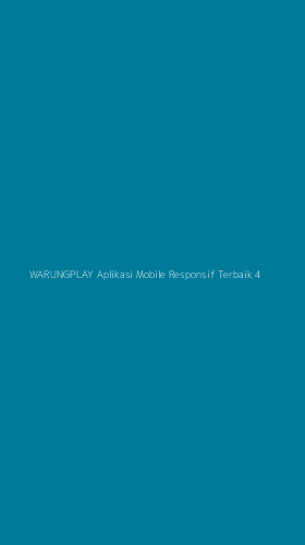 Tampilan Antarmuka Aplikasi Warungplay Aplikasi Mobile Responsif Terbaik - 4