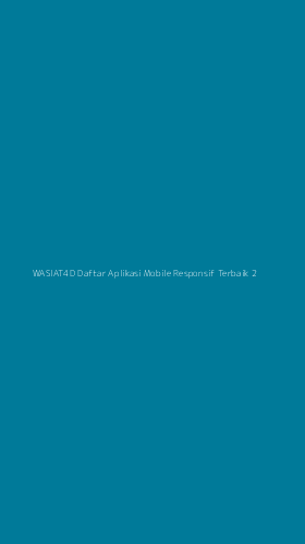 Tampilan Antarmuka Aplikasi Wasiat4d Daftar Aplikasi Mobile Responsif Terbaik - 2