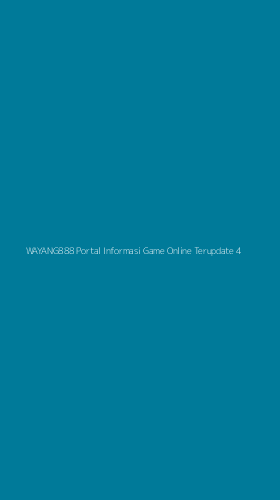 Tampilan Antarmuka Aplikasi Wayang888 Portal Informasi Game Online Terupdate - 4