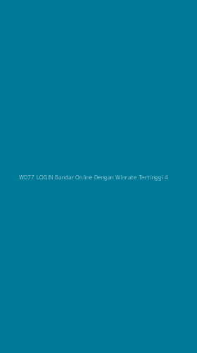 Tampilan Antarmuka Aplikasi Wd77 Login Bandar Online Dengan Winrate Tertinggi - 4