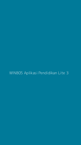Tampilan Antarmuka Aplikasi Win805 Aplikasi Pendidikan Lite - 3