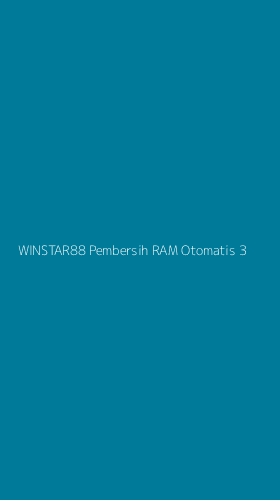 Tampilan Antarmuka Aplikasi Winstar88 Pembersih Ram Otomatis - 3