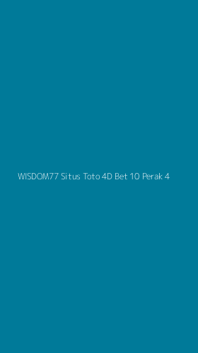 Tampilan Antarmuka Aplikasi Wisdom77 Situs Toto 4d Bet 10 Perak - 4