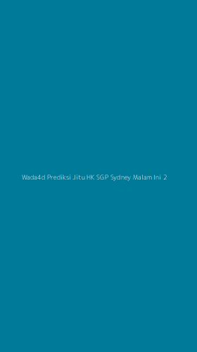 Tampilan Antarmuka Aplikasi Wada4d Prediksi Jitu Hk Sgp Sydney Malam Ini - 2