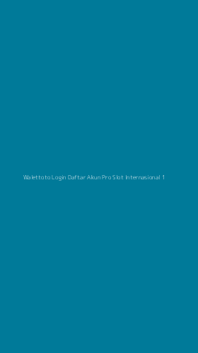 Tampilan Antarmuka Aplikasi Walettoto Login Daftar Akun Pro Slot Internasional - 1