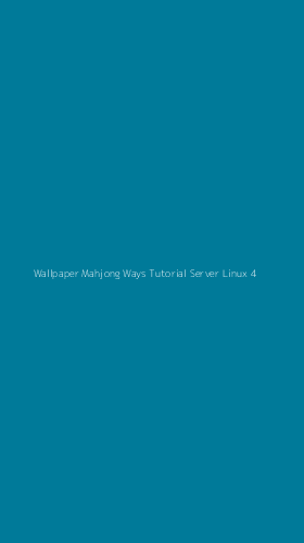 Tampilan Antarmuka Aplikasi Wallpaper Mahjong Ways Tutorial Server Linux - 4