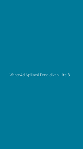 Tampilan Antarmuka Aplikasi Wanto4d Aplikasi Pendidikan Lite - 3