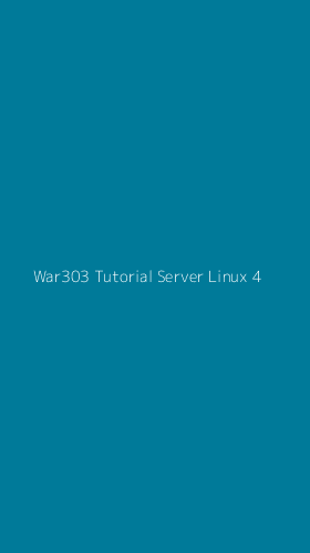 Tampilan Antarmuka Aplikasi War303 Tutorial Server Linux - 4