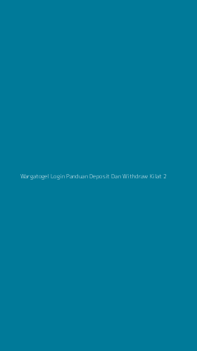 Tampilan Antarmuka Aplikasi Wargatogel Login Panduan Deposit Dan Withdraw Kilat - 2