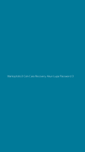 Tampilan Antarmuka Aplikasi Warkoptoto3 Com Cara Recovery Akun Lupa Password - 3