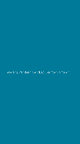 Tampilan Antarmuka Aplikasi Wayang Panduan Lengkap Bermain Aman - 1
