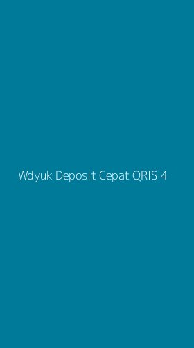 Tampilan Antarmuka Aplikasi Wdyuk Deposit Cepat Qris - 4