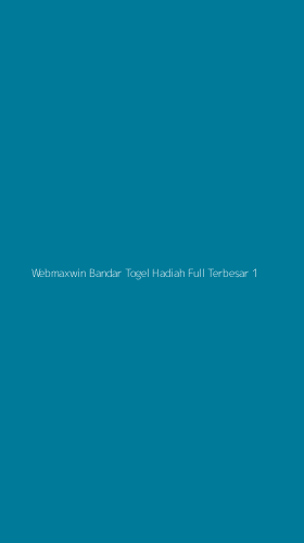 Tampilan Antarmuka Aplikasi Webmaxwin Bandar Togel Hadiah Full Terbesar - 1