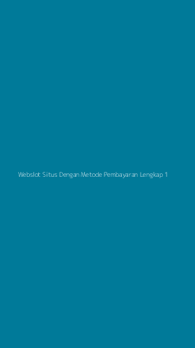 Tampilan Antarmuka Aplikasi Webslot Situs Dengan Metode Pembayaran Lengkap - 1